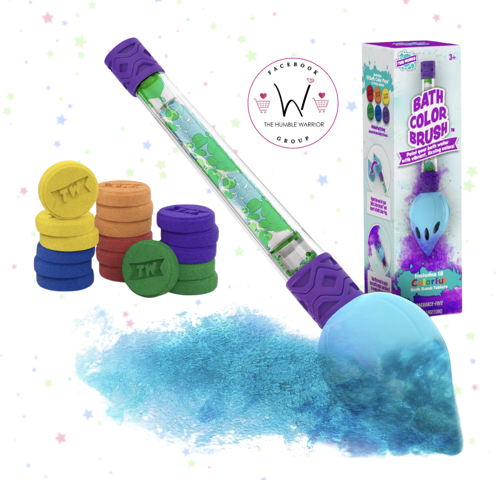 The Tub Works Bath Color Brush Kids Bath Bomb Set!